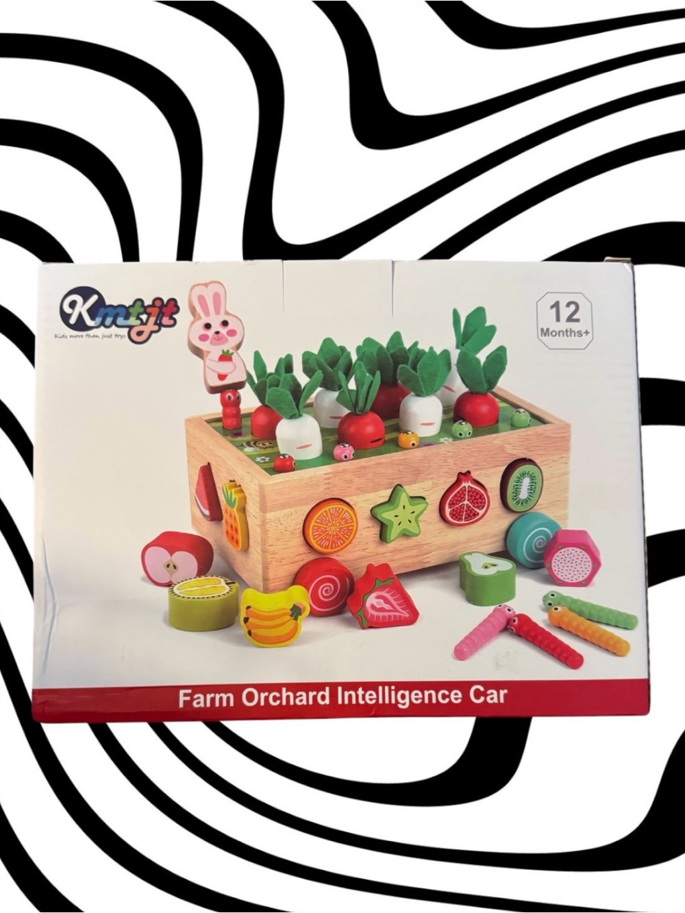 Farm Orchard Intelligence Car - Montessori Toy